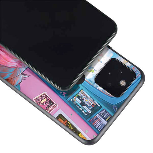 Pink Hair Anime Gamer Girl by Ivy Dolamore Google Pixel 5a Skin